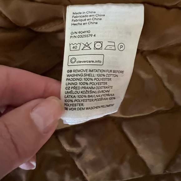 H&M Divided tan lined jacket - Picture 5 of 14